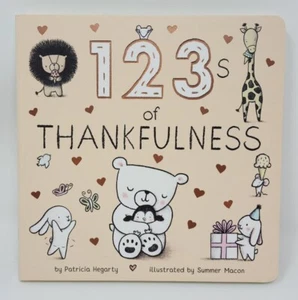 123's of Thankfulness Book of Kindness Children's Board Book by Patricia Hegarty - Picture 1 of 2