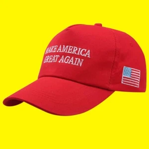 High Grade 2024 Donald Maga Make America Great Again Red Hat Embroidered Cap USA - Picture 1 of 1