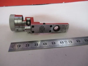 LEITZ GERMANY BEREK COMPENSATOR OPTICS MICROSCOPE PART AS PICTURED S4-B-55 - Picture 1 of 8