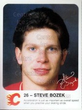 1985-86 Calgary Flames Red Rooster #5 Steve Bozek