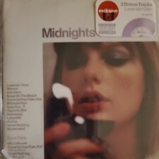 Taylor Swift CD Midnights Lavender Colored disc Exclusive 3 Bonus Sealed Cracked
