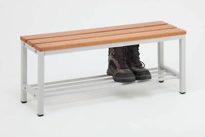 Szagato Umkleidebank mit Schuhrost 100x30 Umkleide Sitzbank Umkleidesitzbank - Bild 1 von 3