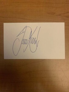 JOVAN KIROVSKI - SOCCER - AUTOGRAPH SIGNED - INDEX CARD - AUTHENTIC- B6860
