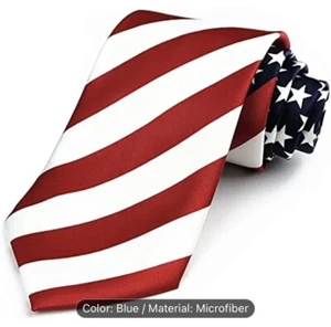 American Flag Tie For July 4th !  - Picture 1 of 5