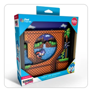 Pixel Frame - Sonic: Loop Scene (9"x9") - SEGA - Picture 1 of 5