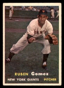 1957 Topps Baseball #58 Ruben Gomez VG/EX *f1