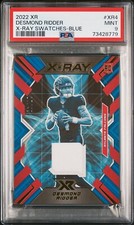 2022 Panini XR Desmond Ridder X-Ray Swatches Blue #XR4 PSA 9 POP 1 Falcons RC