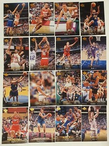 25lot 1995-96 Semi Stars Upper Deck NBA Basketball Trading Cards