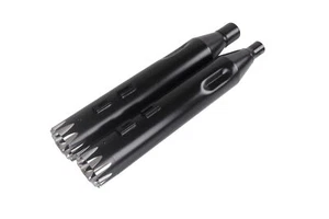 SHARKROAD Deep Sound 4.5" Slip On Mufflers For Harley Touring Exhaust 2017-UP - Imagen 1 de 6