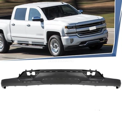 Front Bumper Valance With Tow Hook Holes For Silverado 1500 2016-2019 Foto 1 de 4