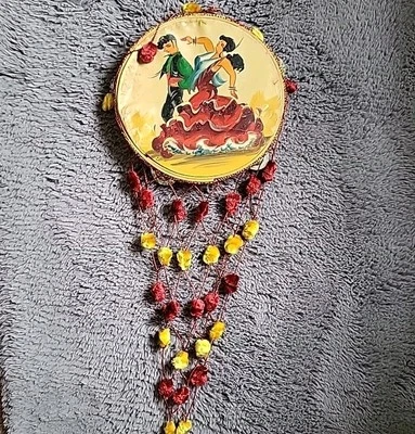 Bailarines flamencos españoles vintage pintados a mano de España  Foto 1 de 4