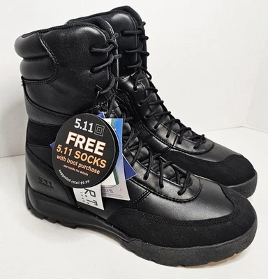 Botas tácticas 5.11 HRT 019 negras-R/modelo 050204 impermeables de combate talla US 10  Foto 1 de 4