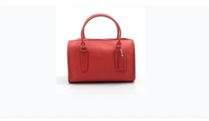 Coach Classic Leather Madison Satchel Bag Vermillion 17995 - Bild 1 von 4