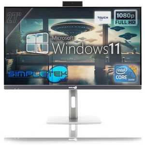 Tout en Un 27 " Core I7 RAM 16gb SSD 960gb Gpu Gt710 2gb FHD Touch PC Windows 11 - Afbeelding 1 van 11