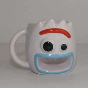 Disney Toy Story 4 Forky Mug Pizza Planet 3D Ceramic Cookie Holder Pixar - Picture 1 of 6