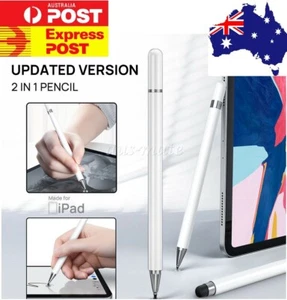 2in1 Pencil Pen for Apple iPad 6th/7th/8th/Mini 5th/Pro 11&12.9/Air 1/2/3/4/ Air - Picture 1 of 14