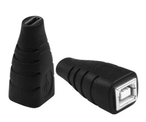 USB C to USB B 2.0 Extension Printer Data Adapter 480Mbps | Female to Female - Picture 1 of 8