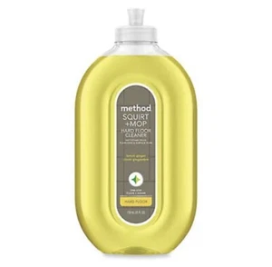 Method Squirt + Mop Hard Floor Cleaner 25 oz Spray Bottle Lemon Ginger Scent - Picture 1 of 4