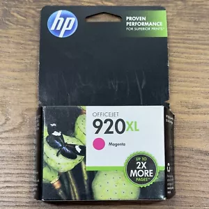 HP 920XL Magenta High Yield Ink Cartridge NEW IN BOX CD973AN Genuine EXPIRED - Picture 1 of 8