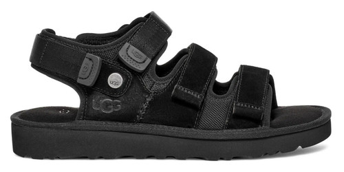 Sandali UGG uomo Goldenco multistrap cinturino nero scamosciato 1153095 taglia 11 nuovi