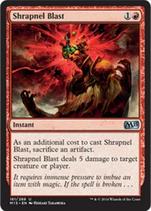 MTG SHRAPNEL BLAST ASIAN EXC - ESPLOSIONE A FRAMMENTAZIONE - M15 - MAGIC - Picture 1 of 1