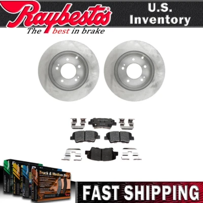 Rotores de freno traseros y pastillas de freno de cerámica con herrajes para Hyundai Azera 2010-2011 Foto 1 de 4