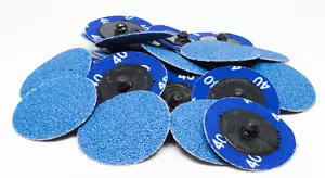 200 - 2" Roloc Zirconia Quick Change Sanding Disc 40 Grit - Picture 1 of 4