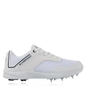  Slazenger V Series Mens Cricket Shoes White Size UK 7 US 8 *REFSSS224 - Picture 1 of 2