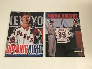 NY Rangers Opening Night Program Commemorative Issue Wayne Gretzky Oct 6th 1996