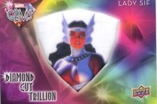 2016 Upper Deck Marvel Gems Diamond Cut Trillion DCT-4 Lady Sif from Thor! RARE!