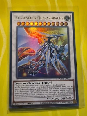 Cosmic Quasar Dragon●YUGIOH●DUNE●GERMAN●ULTRA RARE●1st●NM●09008 - Image 1 of 2