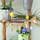  2 mètres fournitures de fête de Pâques décoration lapin animal bannière suspendue