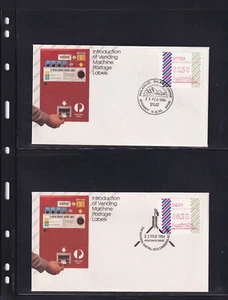 AUSTRALIA 1984 Introduction of Vending Machine Postage Labels First Day Covers - Bild 1 von 4