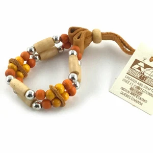 ref BRAO2 ORANGE HURON Bracelets AMERINDIEN HURON 5 Nations Canada - Imagen 1 de 1