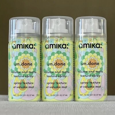 AMIKA UN.DONE VOLUME AND MATTE TEXTURE SPRAY (.75OZ/27ML) TRAVEL SIZE LOT OF 3X - Image 1 of 4