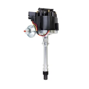 Chevy 262 4.3L V6 HEI Distributor 65K Volt Coil Mech/Vacuum Adv Black Steel Gear - Picture 1 of 3