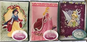 RARE FIND 35 Disney Holiday Cards Sleeping Beauty Snow White Tinker Bell NOS - Picture 1 of 12