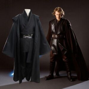 Star Wars Jedi Anakin Skywalker Darth Vader Full Set Suit Cosplay Costume Outfit