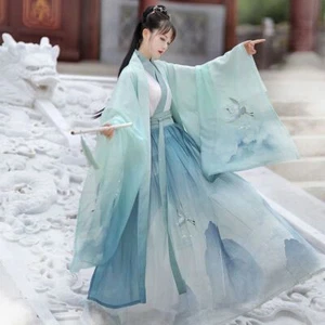 Costume da ballo donna antico cinese tradizionale hanfu vestito cosplay - Foto 1 di 30