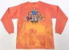 Rare VTG YU-GI-OH Egyptian God's 1999 Long Sleeve T Shirt 90s Orange Youth SZ XL