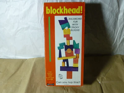 Vintage Saalfield  1954 Blockhead! Party Game For All Ages 7563:150 - Image 1 of 3