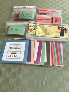 Learning Center THREE Games: Holiday Themes & Center Labels Classroom EUC - Picture 1 of 1