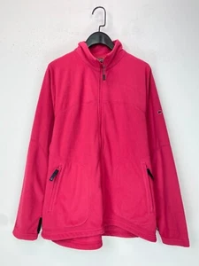 Berghaus Pink Full Zip Fleece Jacket High Neck Outdoor Warm Pockets UK 14 - Picture 1 of 10