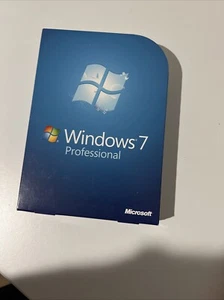 Microsoft Windows 7 Professional 32-bit & 64-bit 2 Disc Complete With Key - Picture 1 of 10