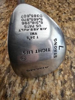 RH 24° Adams Tight Lies Strong 7 Air Assault w/Super Shaft R-Flex Graphite Shaft - Image 1 of 4