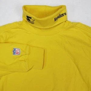 De colección Steelers Cuello Alto Para Hombre Mediano Negro Bordado Pittsburgh Starter - Imagen 1 de 7