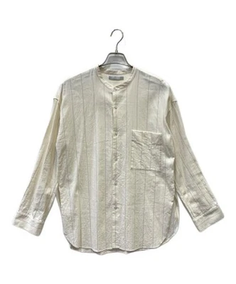 Terciopelo POR STERNBERG Camisa Cuello Banda Marfil VV000034SB Foto 1 de 4