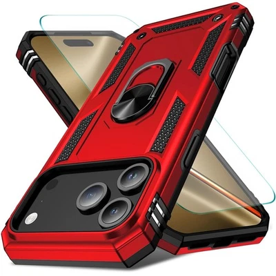 Funda para teléfono iPhone 17 Pro Max Air 16 resistente a prueba de golpes + vidrio templado Foto 1 de 4