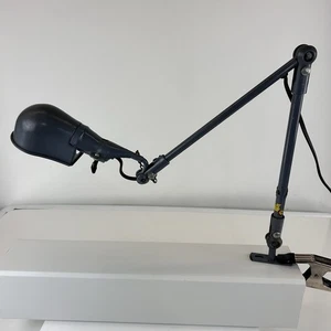 Vintage Craftsman 2504 Industrie Gelenk Arbeit Tisch Leuchte Lampe grau - Bild 1 von 18