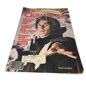 Crawdaddy Magazine June 1978 Frank Langella Dracula Vtg Magazine - Picture 1 of 5